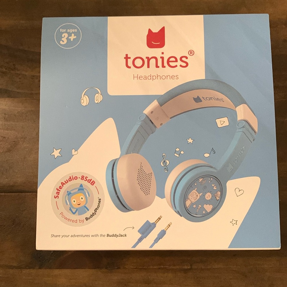 Tonies - Wired On-Ear Headphones - Blue NIB